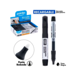 Marcador de tablero (pizarra) negro recargable Pointer