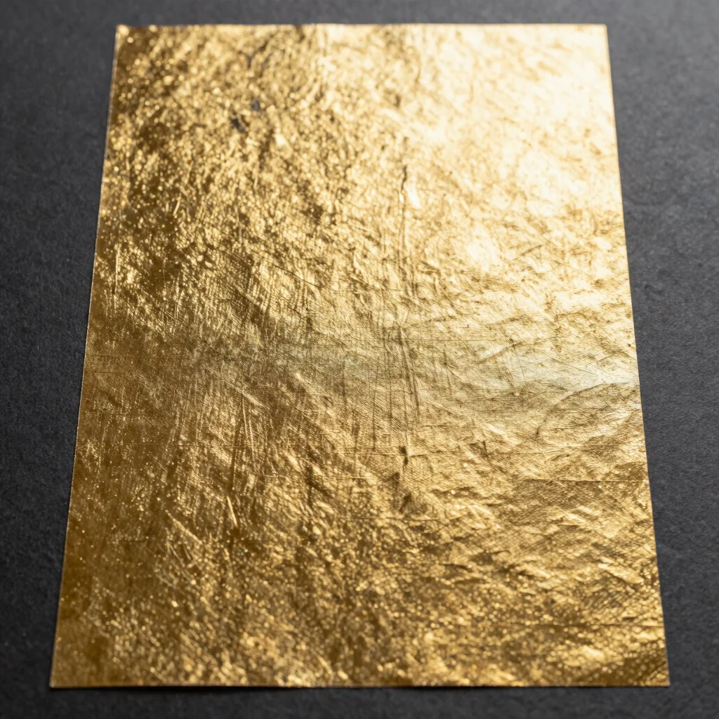 Metro DTF UV Efecto Dorado Metalizado